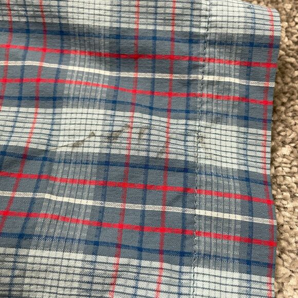 Columbia Silver Ridge Shirt Men Medium Multicolor Plaid Button Down Short Sleeve - Picture 4 of 12